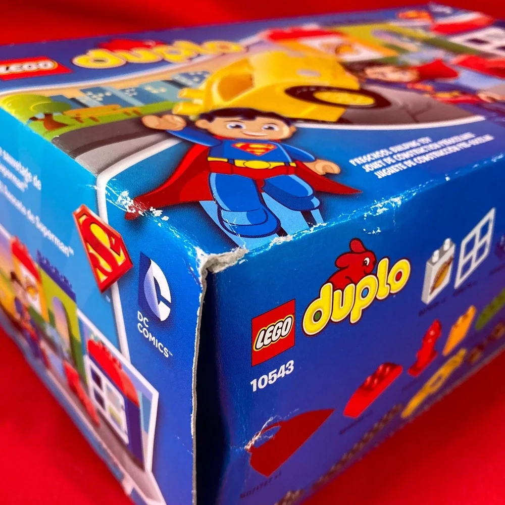 LEGO 10543 Duplo Superman Rescue Building Toy Set DC Comics Heroes 2014 Good